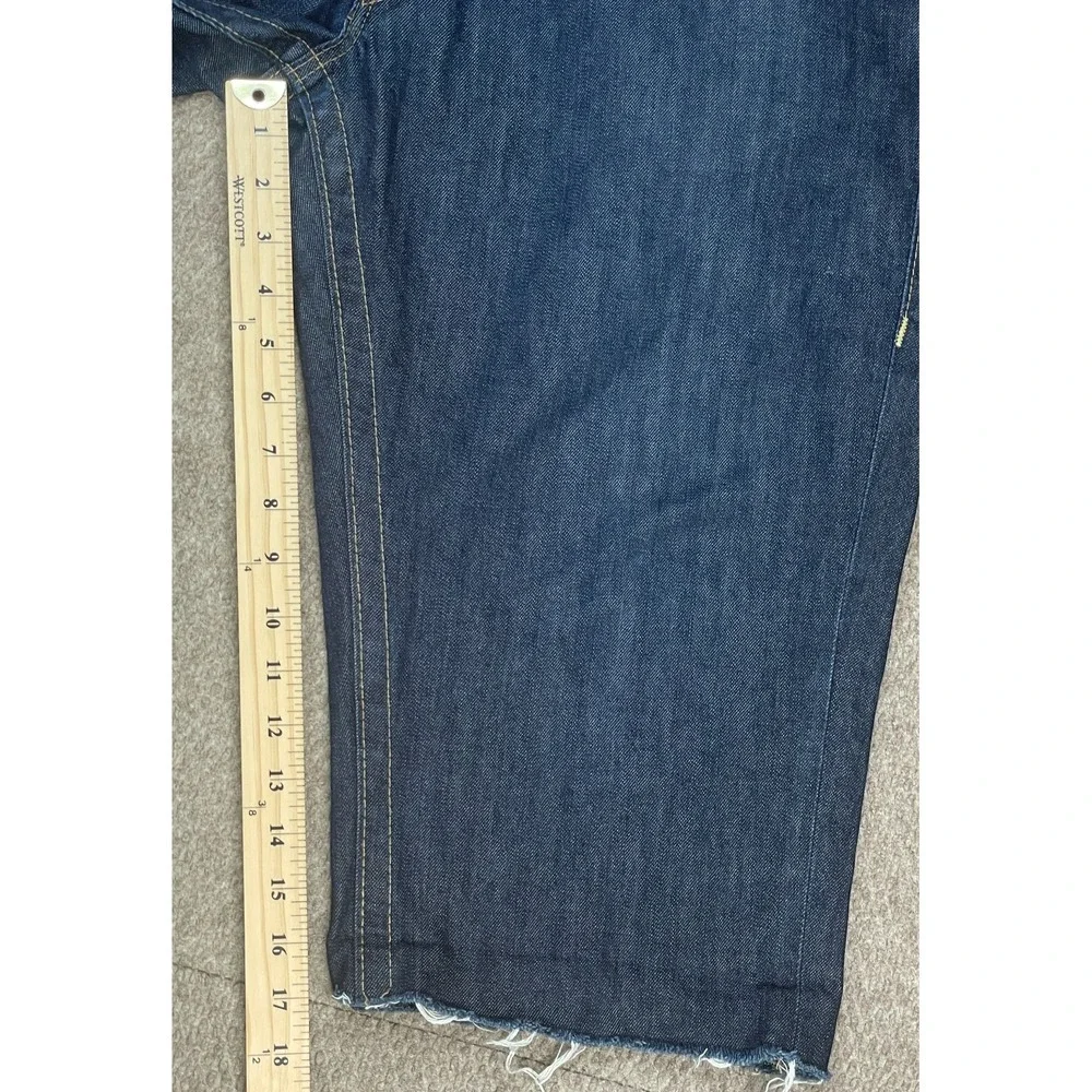 True Religion World‎ Tour Ricky Vtg Y2K Men's 5 Pocket Denim Shorts Size 40